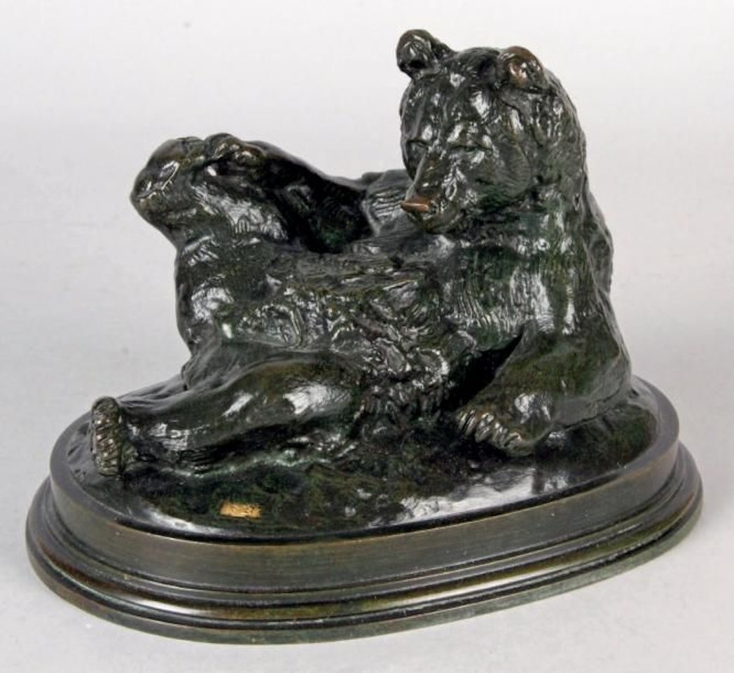 SITTING BEAR by Antoine-Louis Barye
