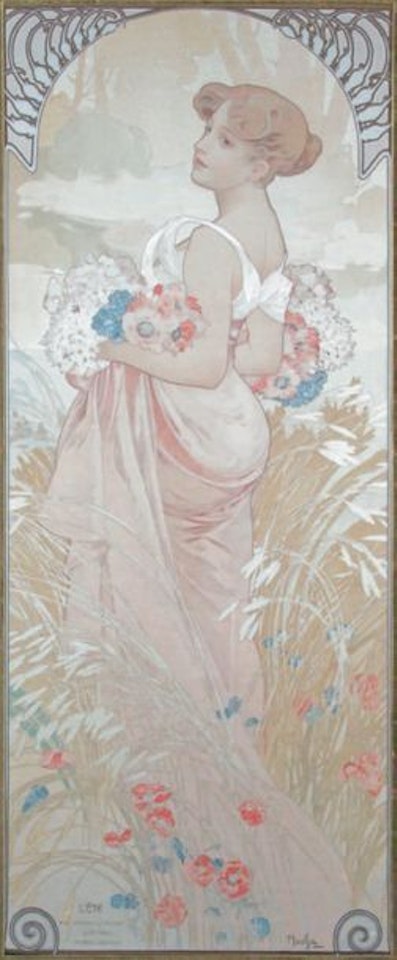SPRING-SUMMER-AUTUMN-WINTER by Alphonse Mucha