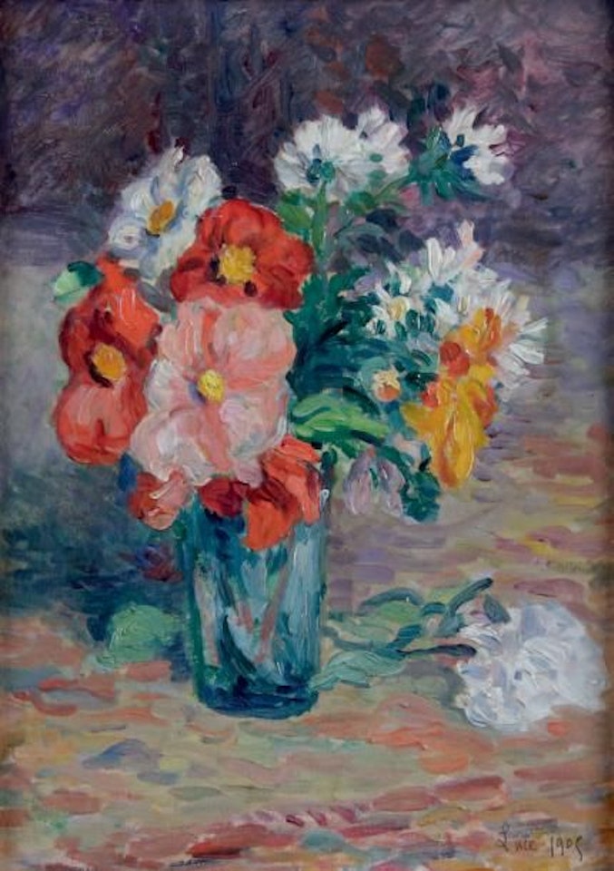 COSMOS VASE by Maximilien Luce