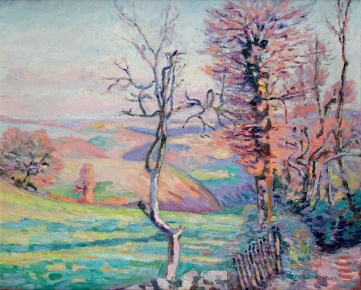 LANDSCAPE OF CREUSE NEAR CROZAT by Armand Guillaumin