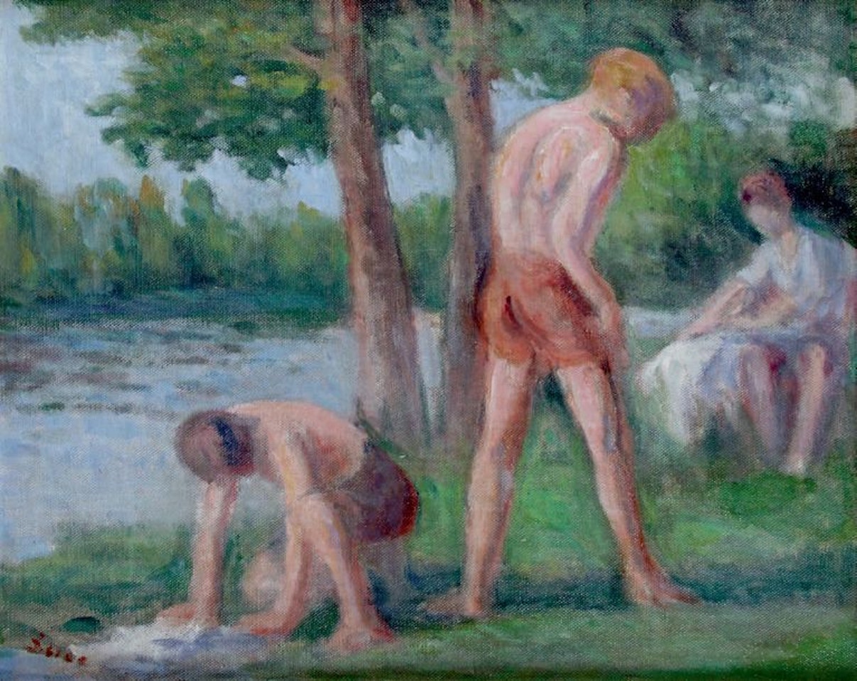 BATHERS by Maximilien Luce