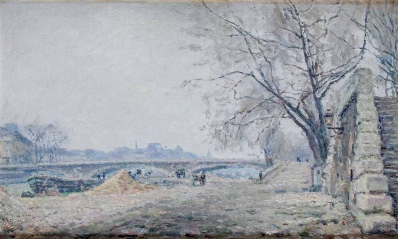 PARIS, THE SOLFERINO BRIDGE by Maximilien Luce
