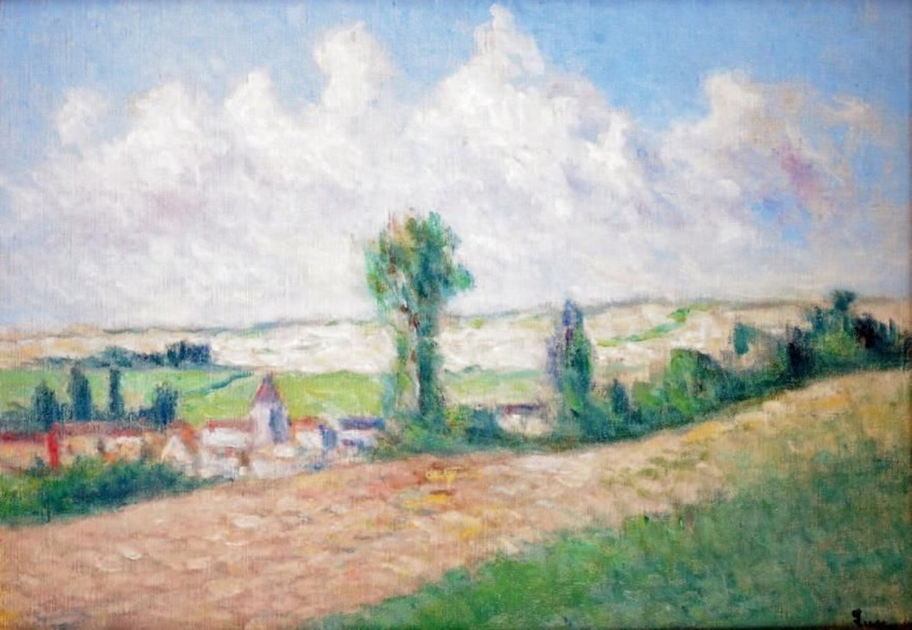 LE PETIT VILLAGE by Maximilien Luce