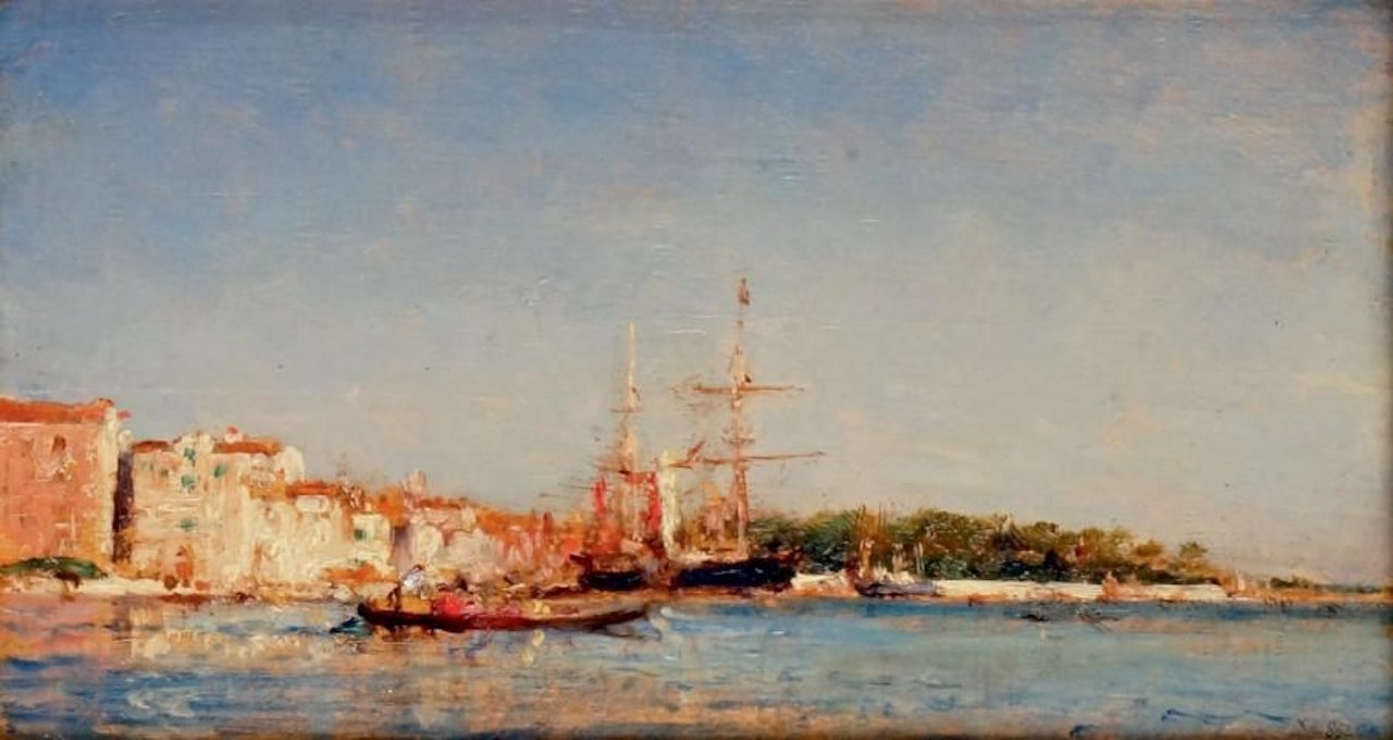 VENICE, THE FRENCH GARDENS by Félix Ziem