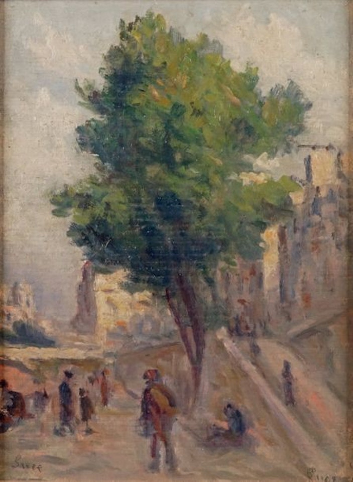 PARIS THE QUAIS by Maximilien Luce