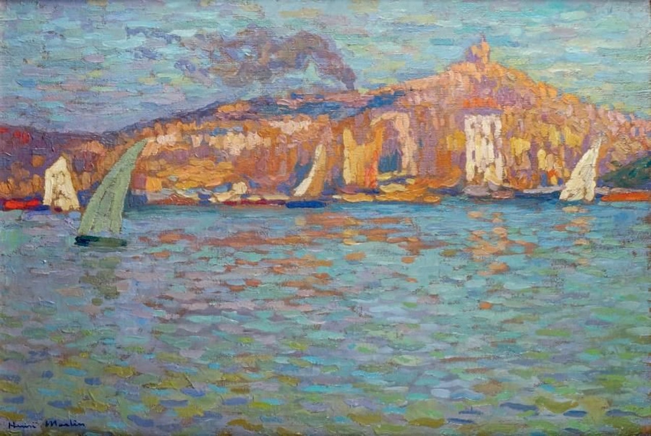 MARSEILLE, LE PORT by Henri Martin