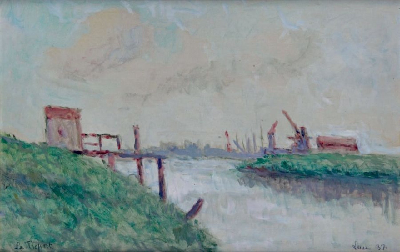 LE TRÉPORT by Maximilien Luce