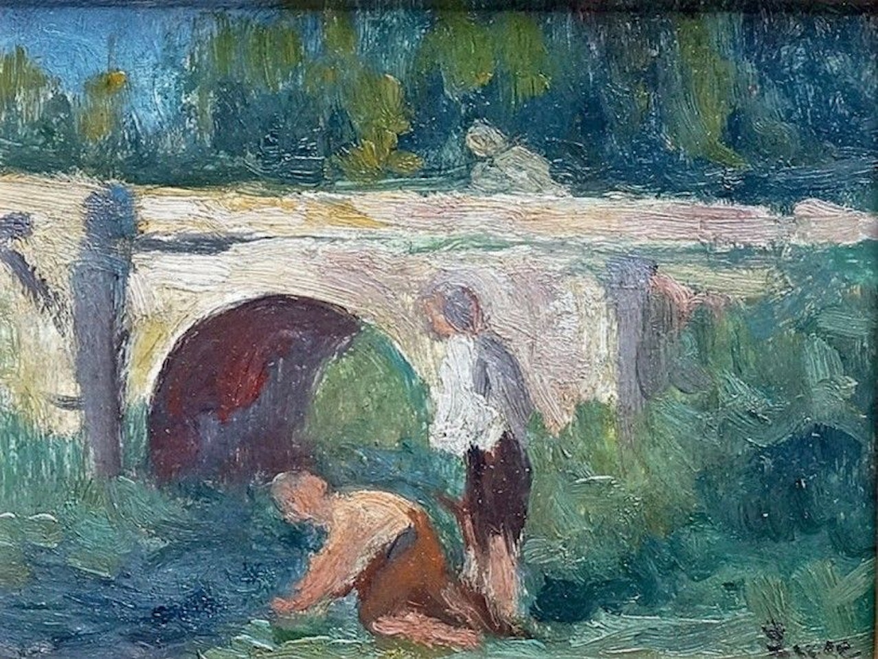 LES LAVANDIÈRES by Maximilien Luce