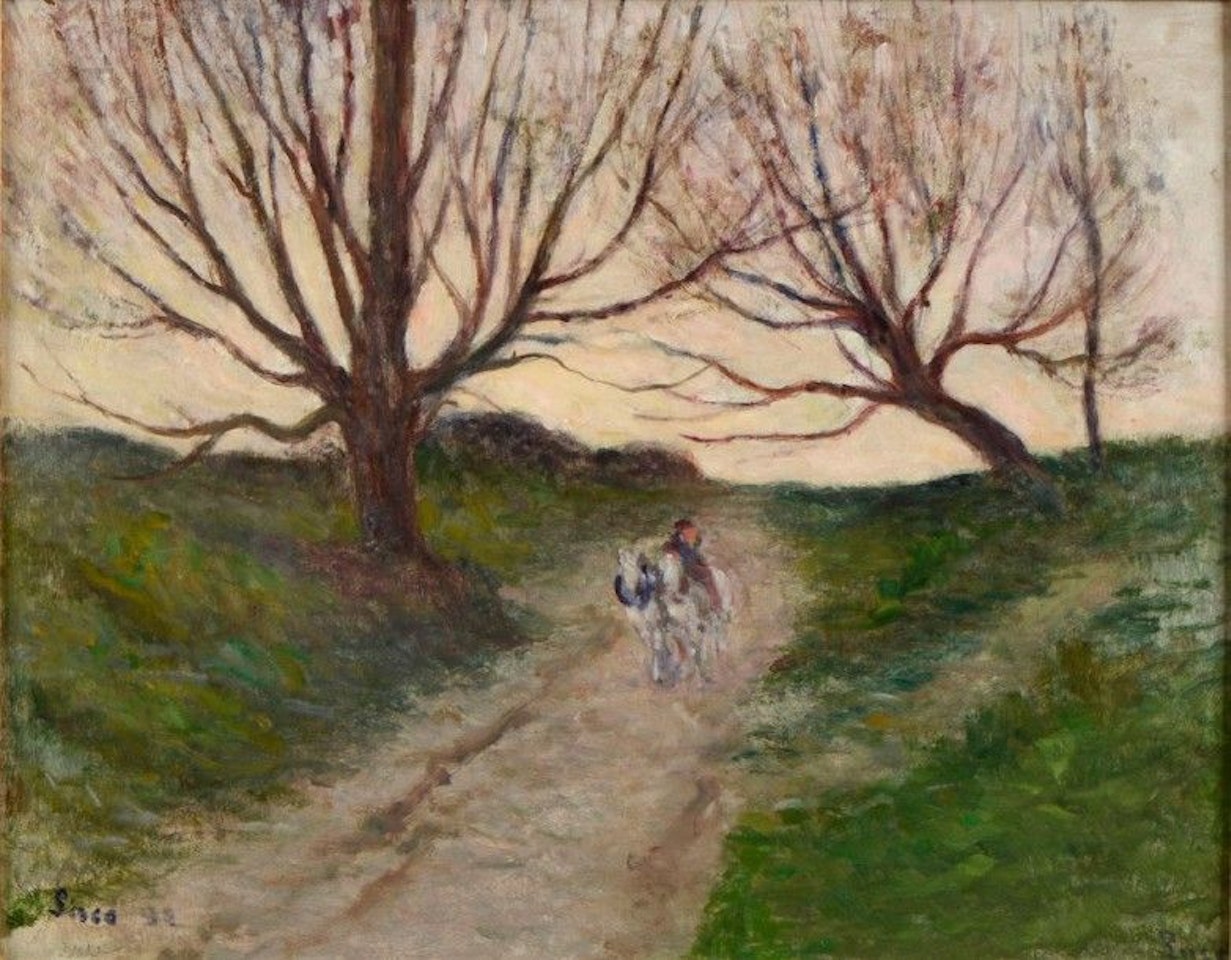 L"Attelage aux cheveaux by Maximilien Luce