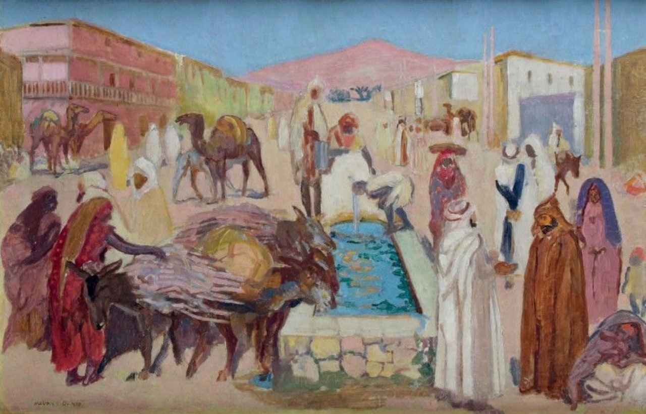 FOUNTAIN IN BISKRA by Maurice Denis