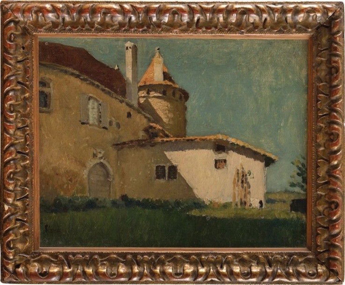 La maison à la Tourelle, Château de Virieu, aux environs de Grand-Lemps by Pierre Bonnard