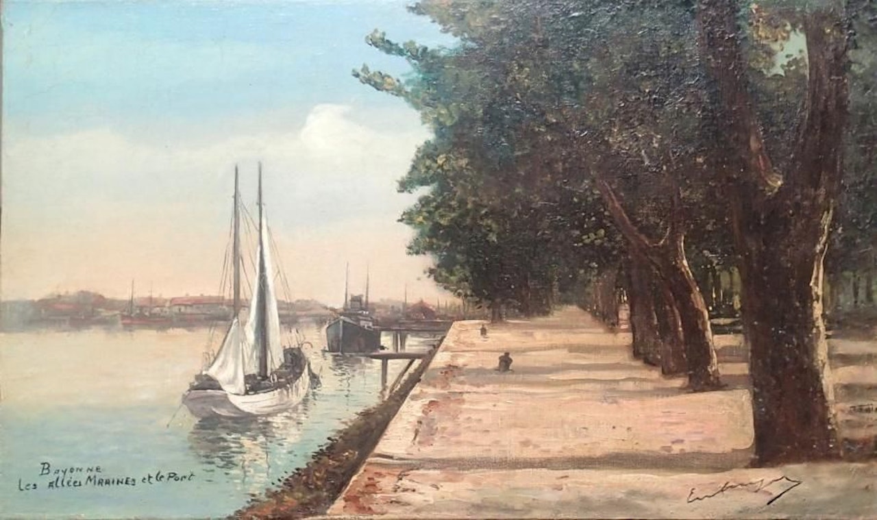 Bayonne, les allées marines et le port by French School