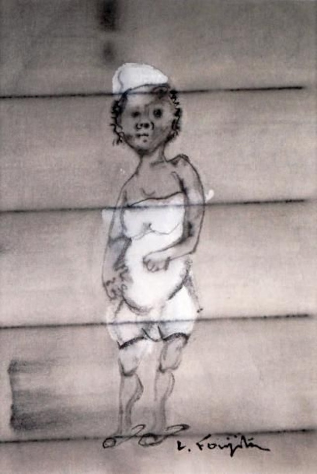 THE YOUNG BOY Indian by Leonard Tsuguharu Foujita