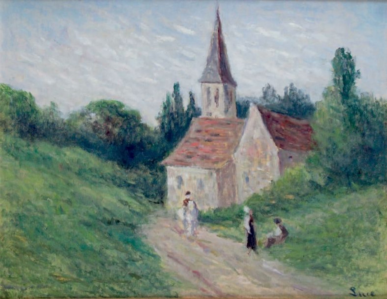 CHAPEL IN ÎLE-DE-FRANCE by Maximilien Luce
