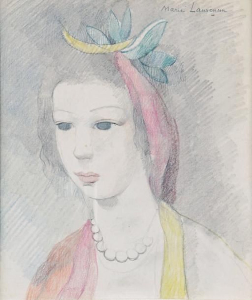YOUNG LADY by Marie Laurencin