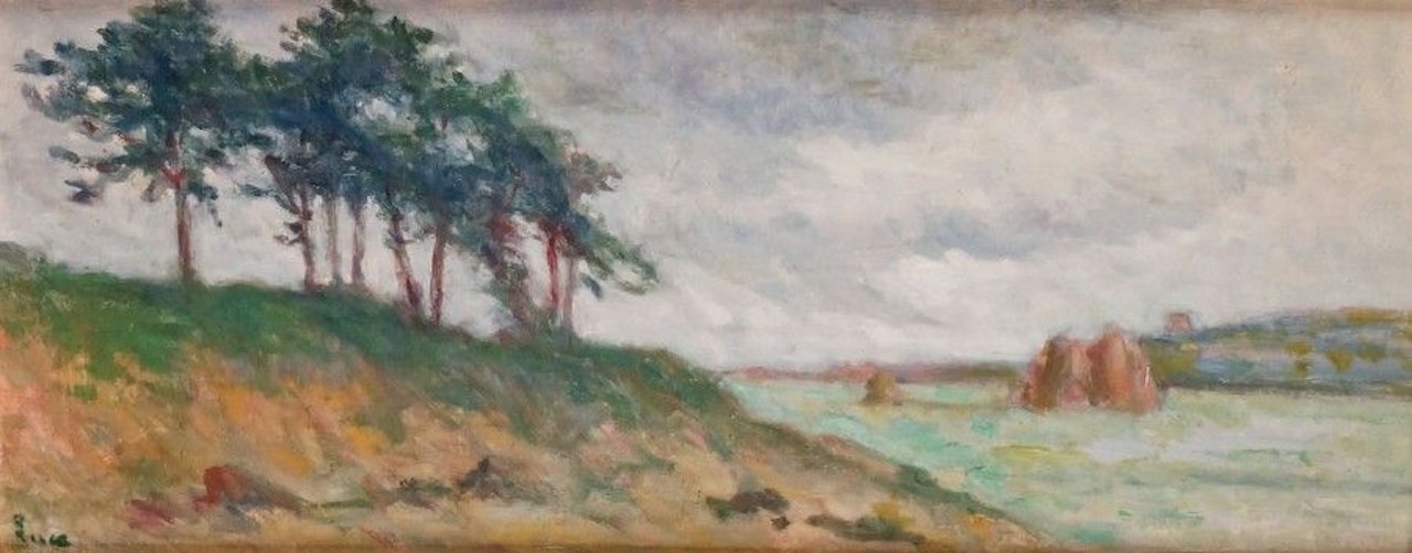 LE TRIEUX, L"ESTUAIRE 1914 (Côtes d"Armor) by Maximilien Luce