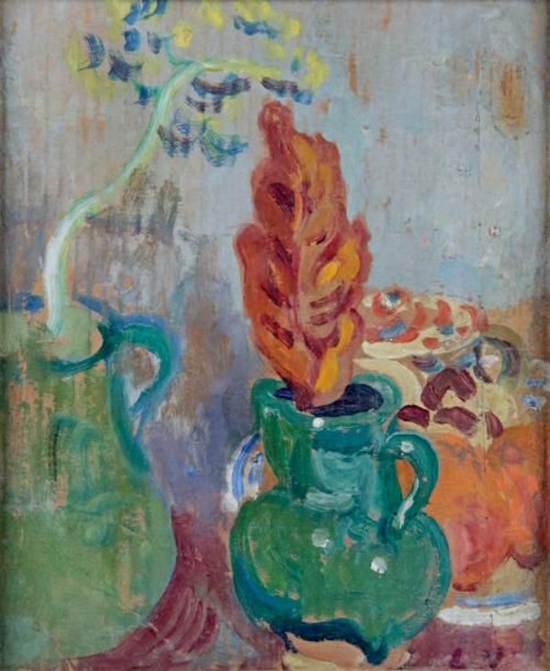 STILL LIFE WITH GREEN JUG by Louis Valtat