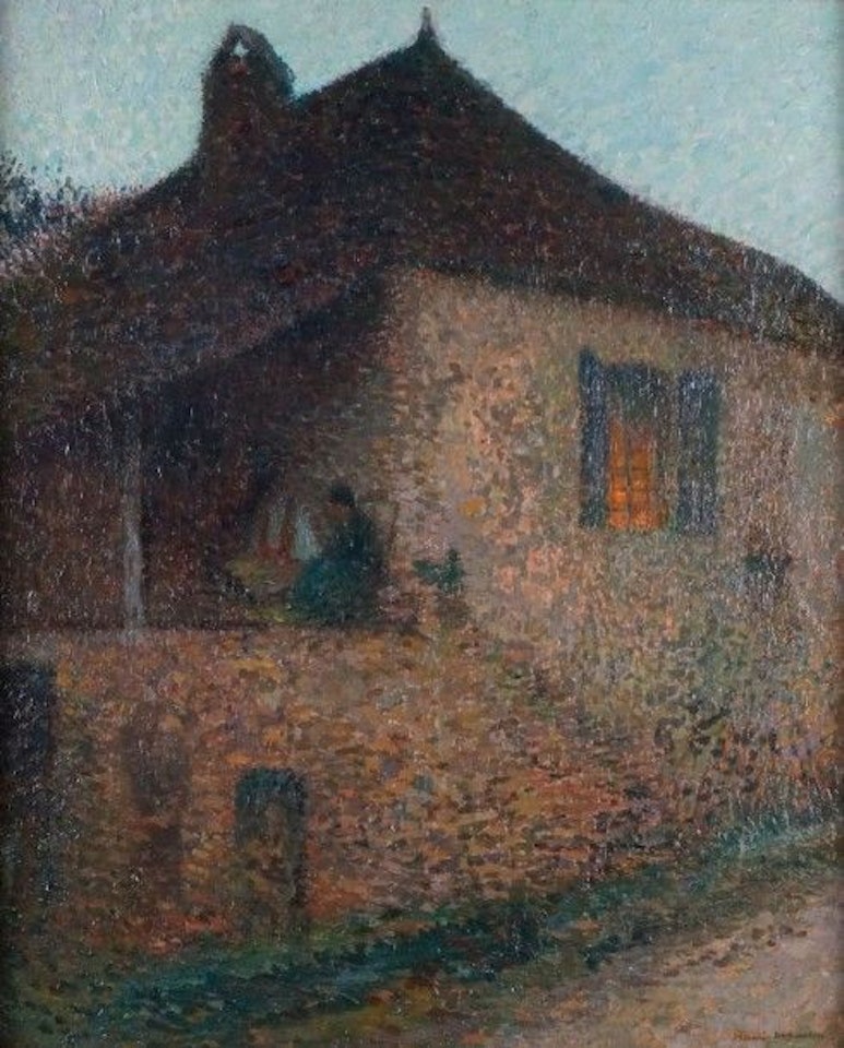 MAISON DU LOT SUMMER AT SUNSET by Henri Martin