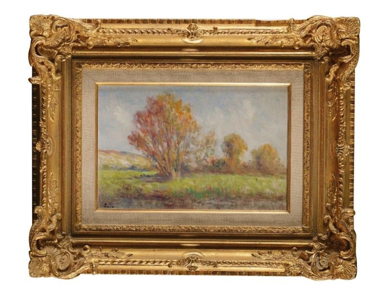 Méricourt, la plaine by Maximilien Luce
