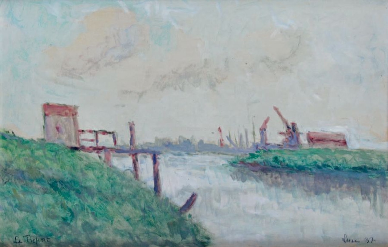 LE TRÉPORT by Maximilien Luce