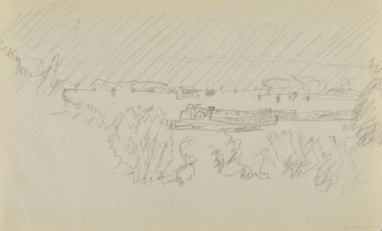 Paysage, effet de pluie by Pierre Bonnard