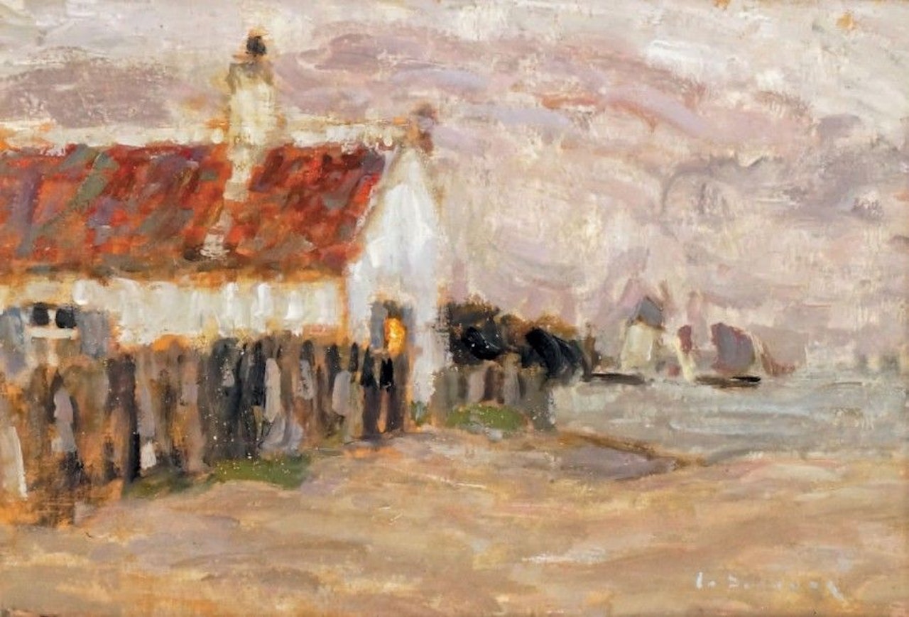 HOUSE NEAR THE SEA, PETIT-FORT-PHILIPPE by Henri Le Sidaner