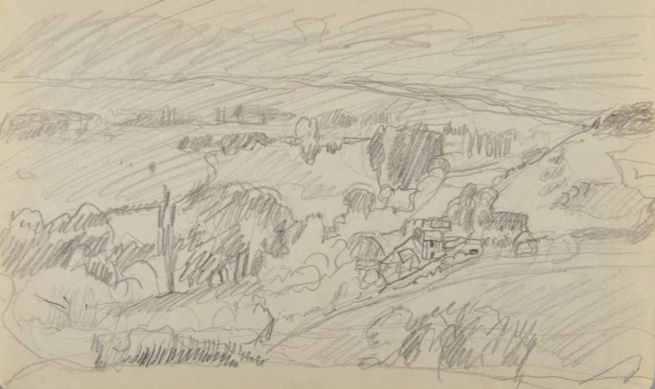 Collines et maisons by Pierre Bonnard