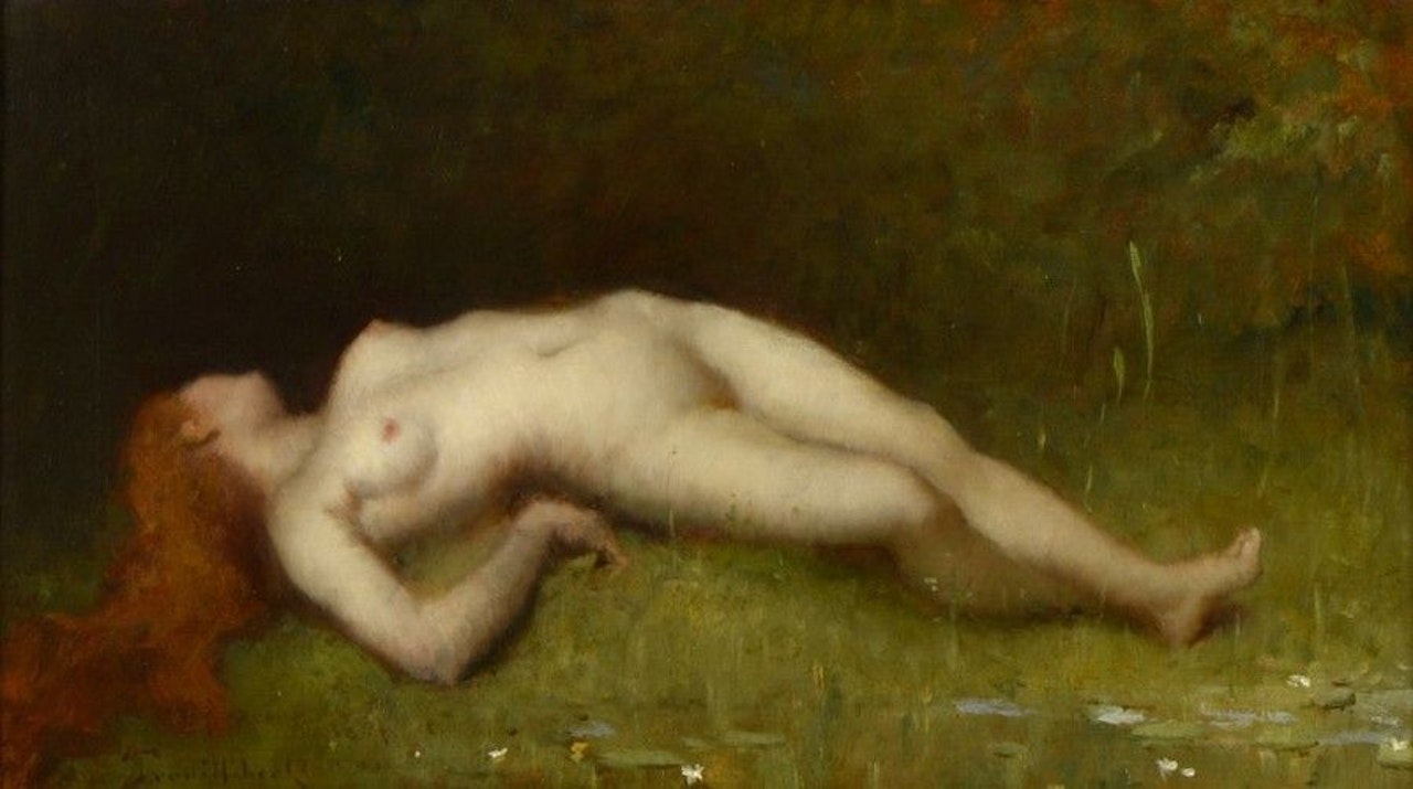 Nu allongé by Paul Désiré Trouillebert