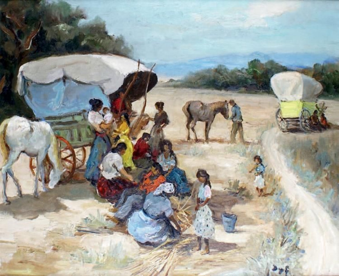 LE CAMPEMENT GITAN by Marcel Dyf