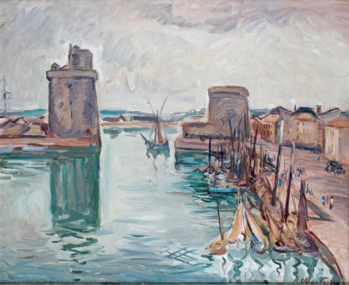 THE PORT OF LA ROCHELLE by Othon Friesz