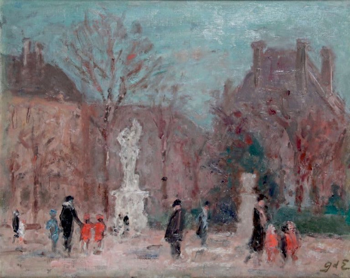 PARIS, THE GARDEN OF LUXEMBOURG by Georges d’Espagnat
