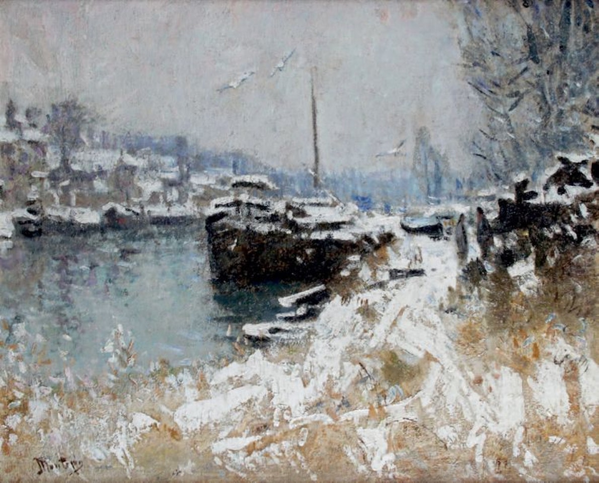 BARGAIN UNDER THE SNOW by Pierre Eugène Montezin