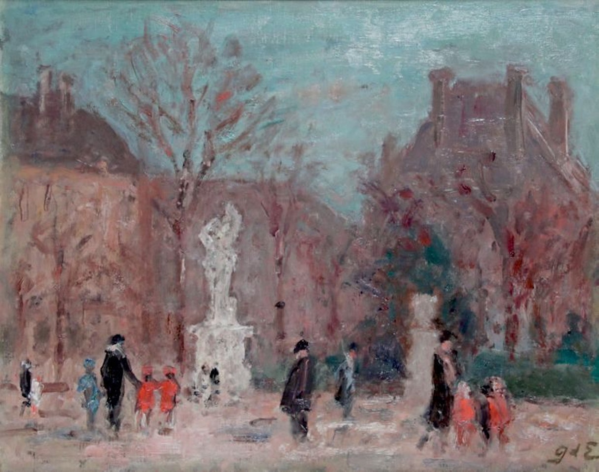PARIS, THE GARDEN OF LUXEMBOURG by Georges d’Espagnat