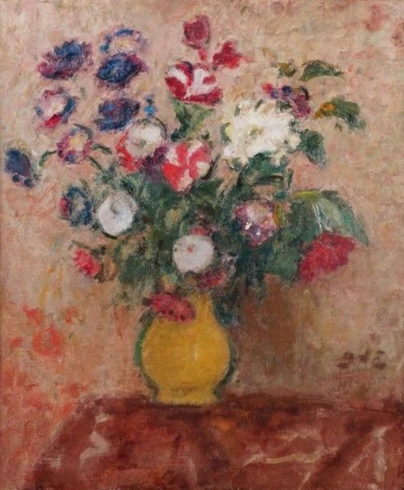 VASE OF FLOWERS by Georges d’Espagnat