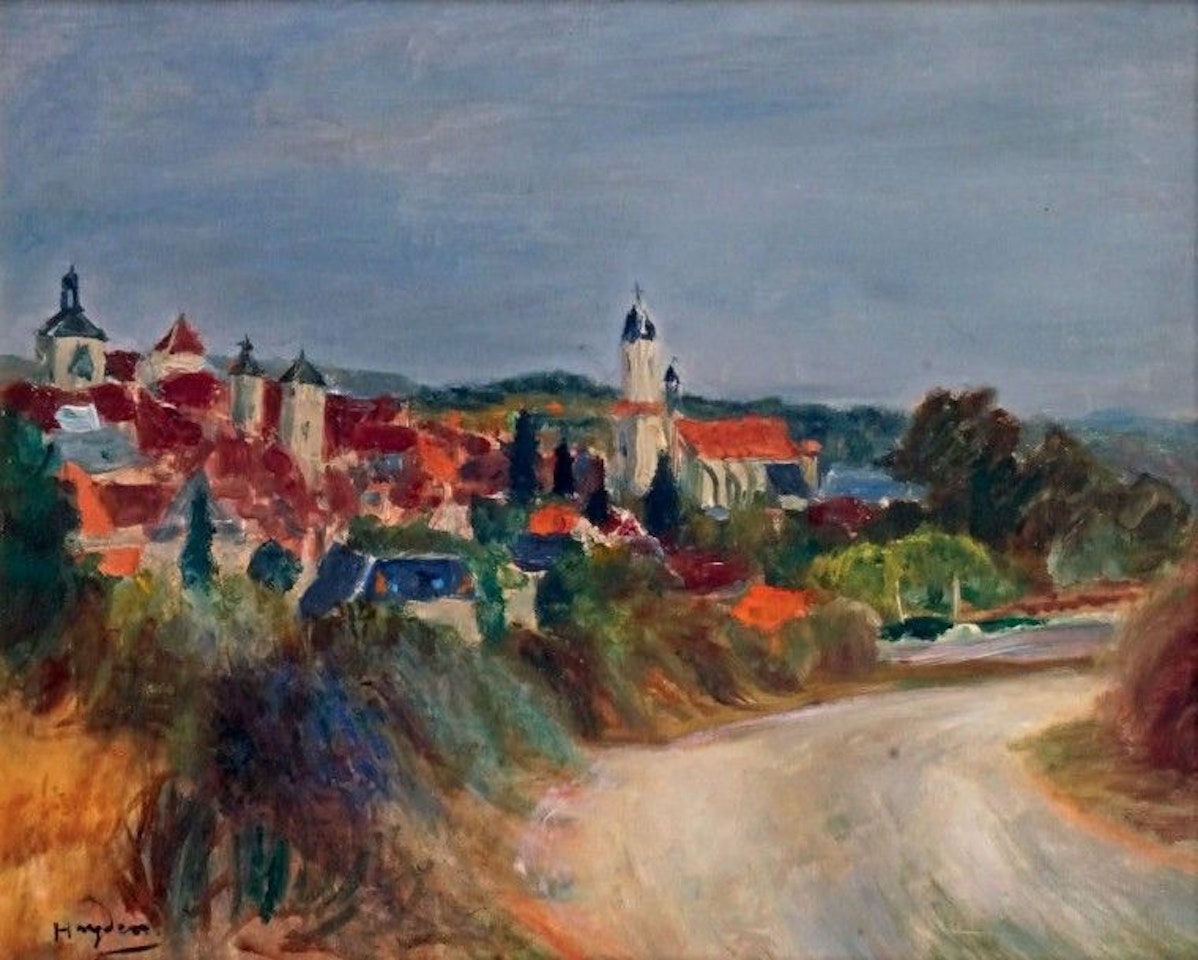 VIEW OF CREYSSE (Dordogne) by Henri Hayden