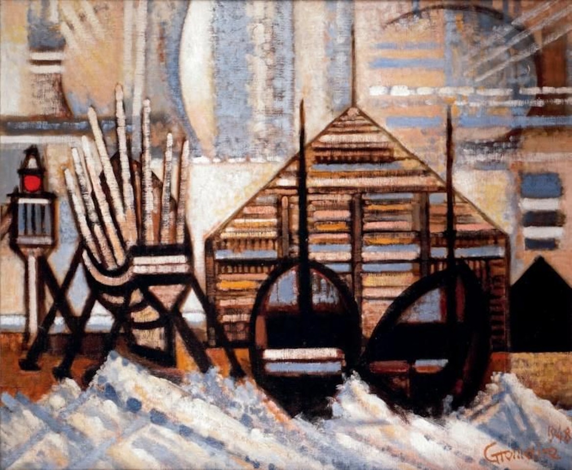 BOAT HANGAR by Marcel Gromaire