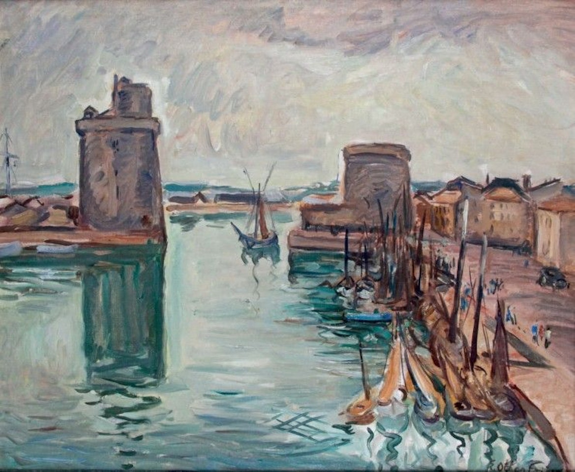 THE PORT OF LA ROCHELLE by Othon Friesz