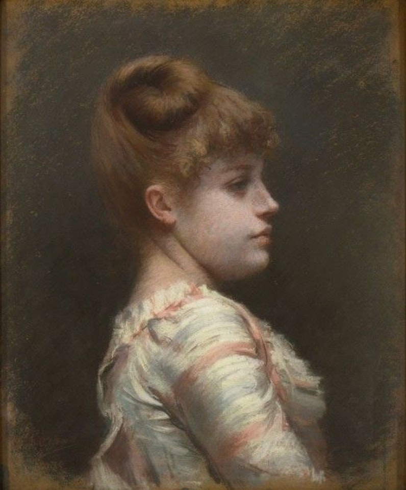Portrait de jeune femme by French School
