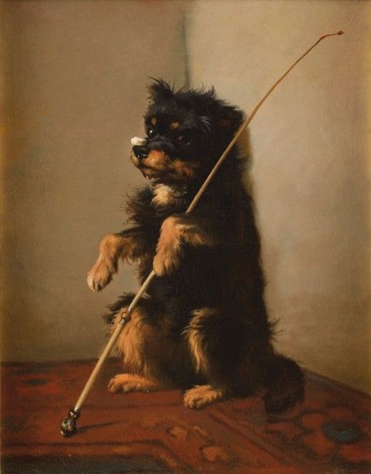Le chien savant by French School