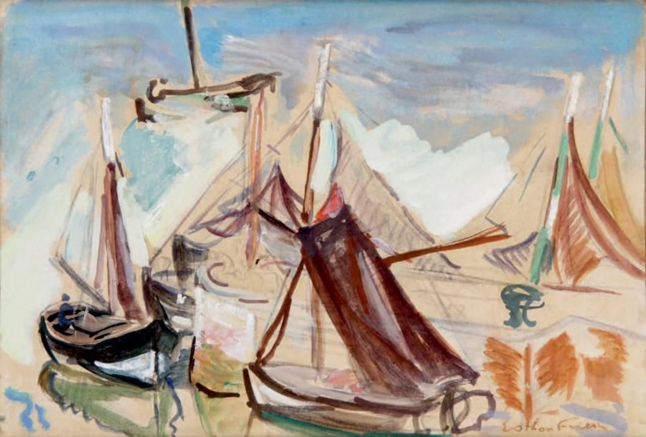 HONFLEUR, THE OLD BASIN by Othon Friesz