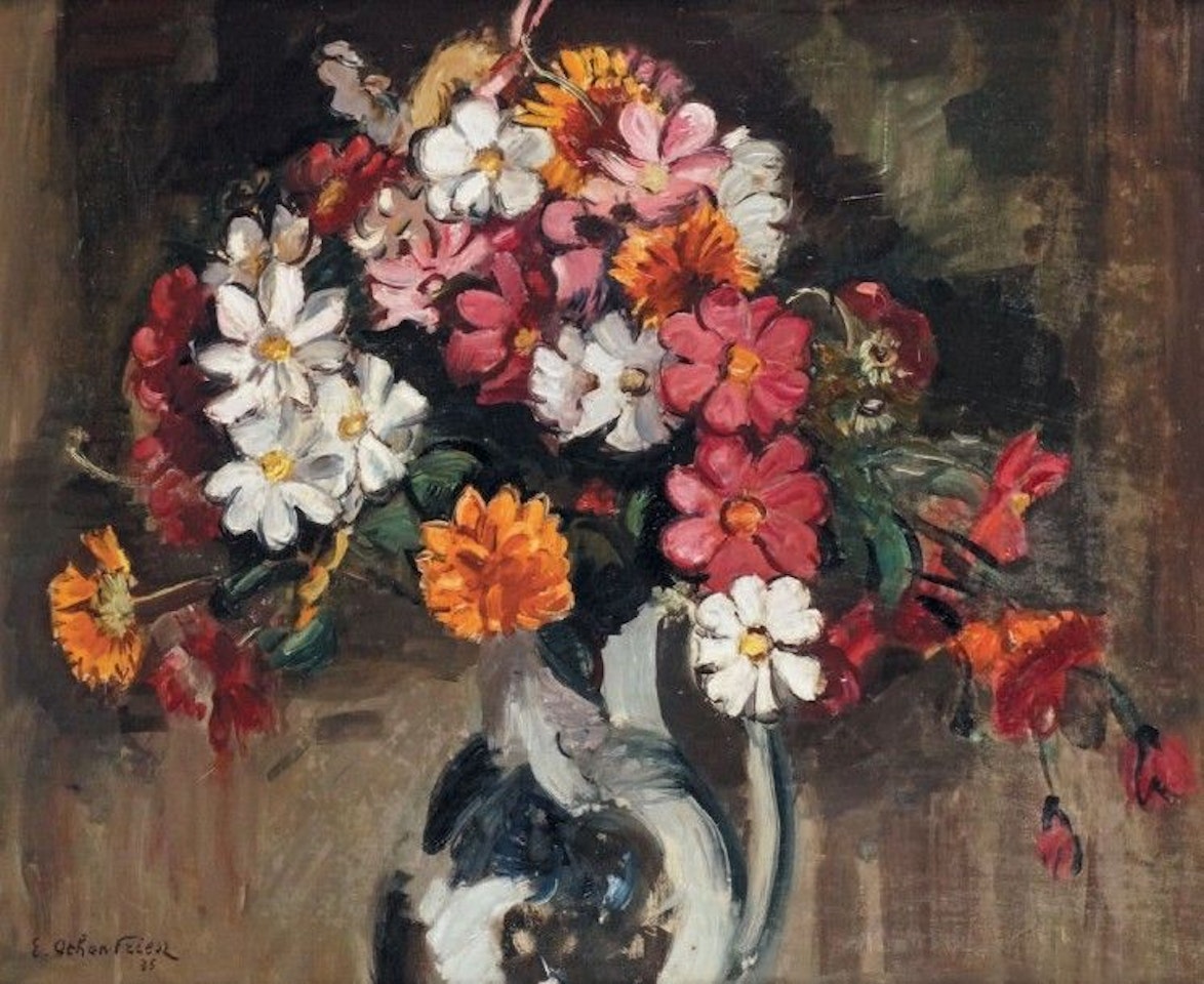 VASE OF COSMOS by Othon Friesz