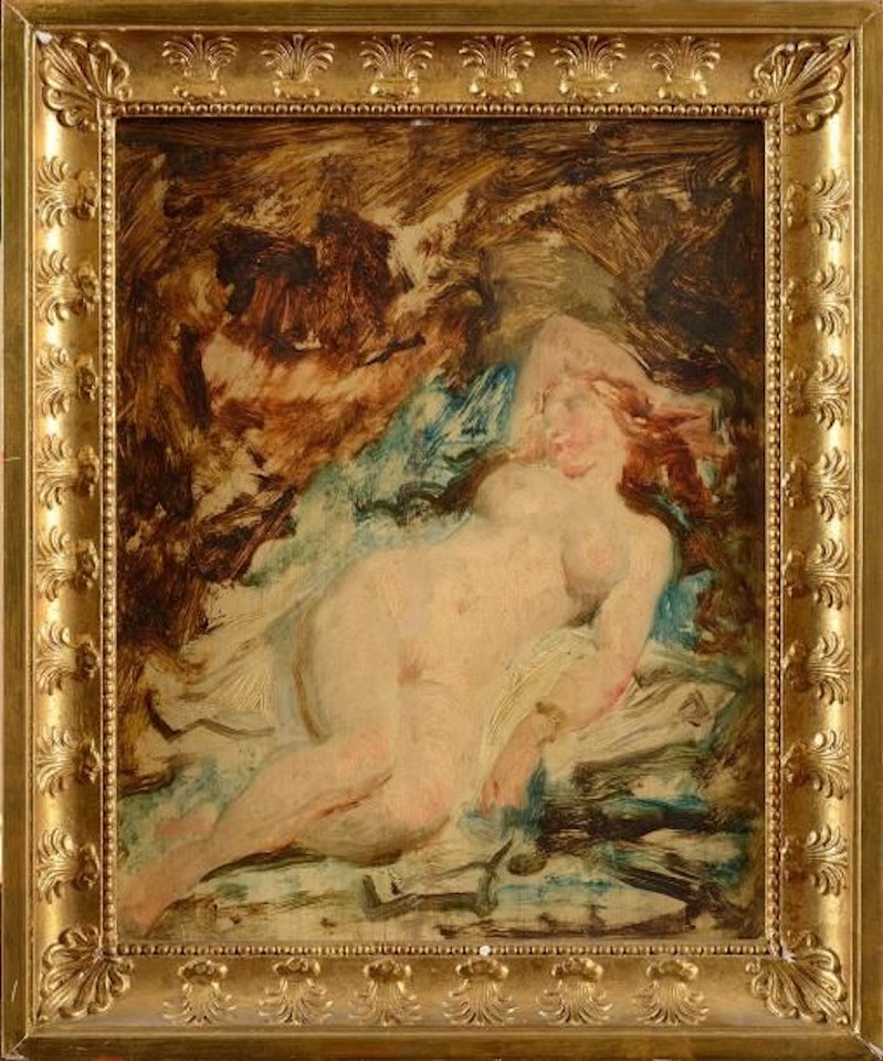 Reclining nude by French School