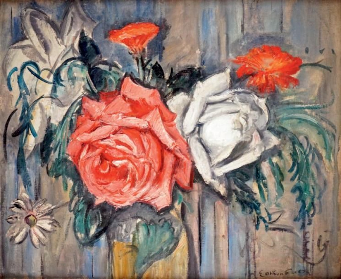 VASE OF FLOWERS by Othon Friesz