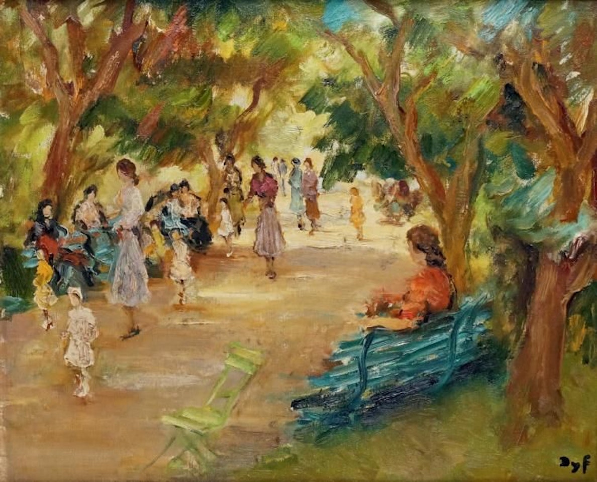 PARIS, MONCEAU PARK by Marcel Dyf