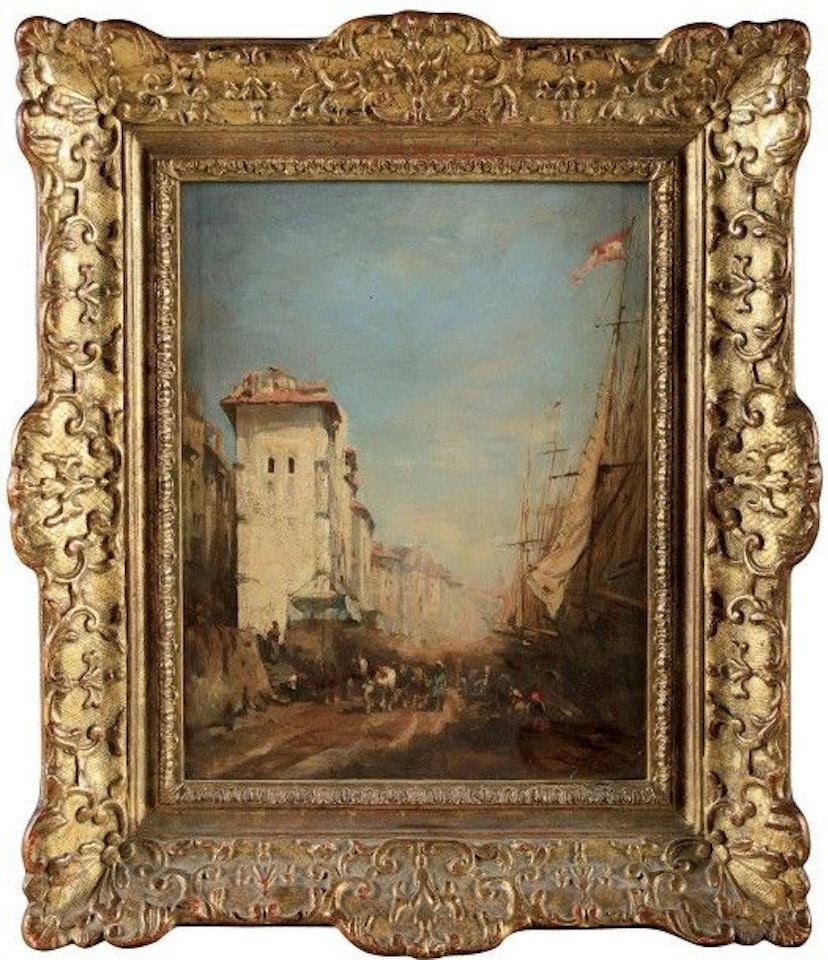 Quai Saint Jean à Marseille by Félix Ziem