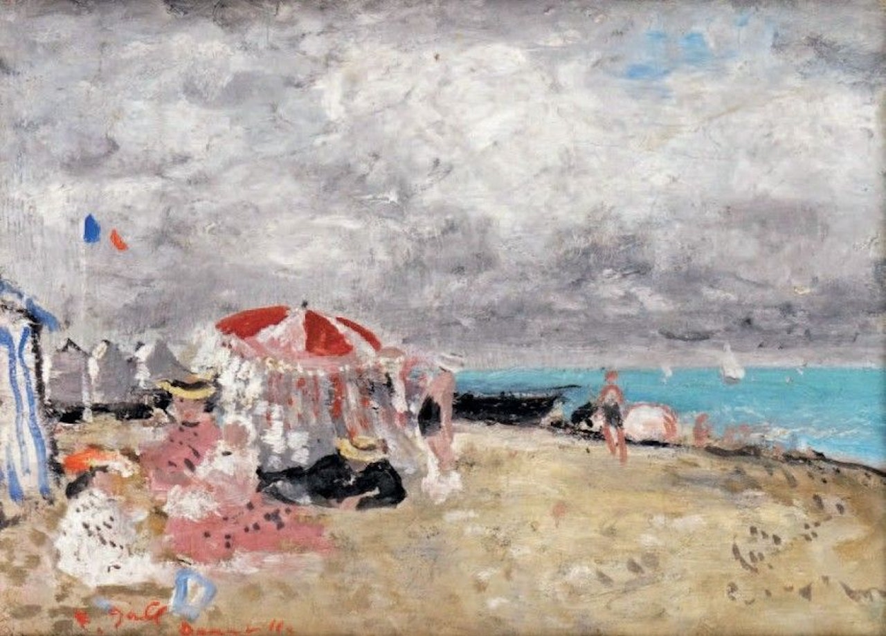 DEAUVILLE LIVELY BEACH by François Gall