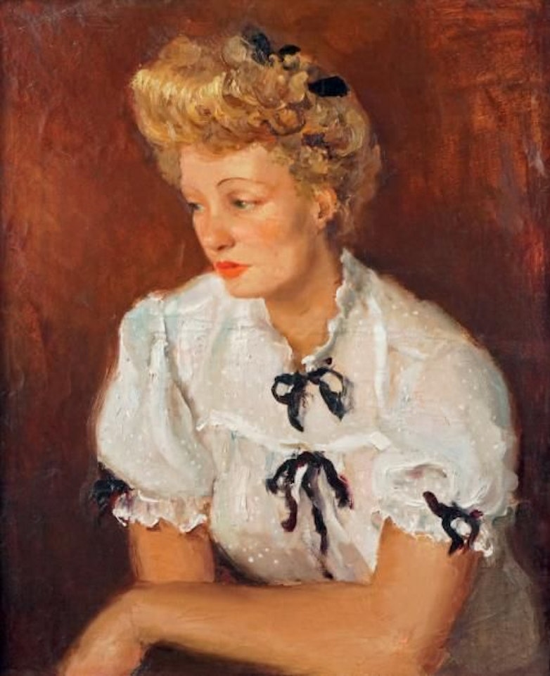 PORTRAIT OF CATHERINE GUÉRIN, FRIEND AND STUDENT OF THE ARTIST by Marcel Dyf