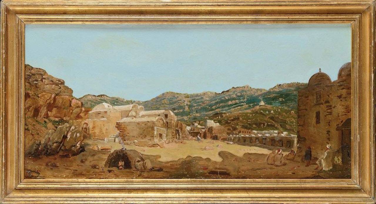 Paysage d"Afrique du Nord by French School