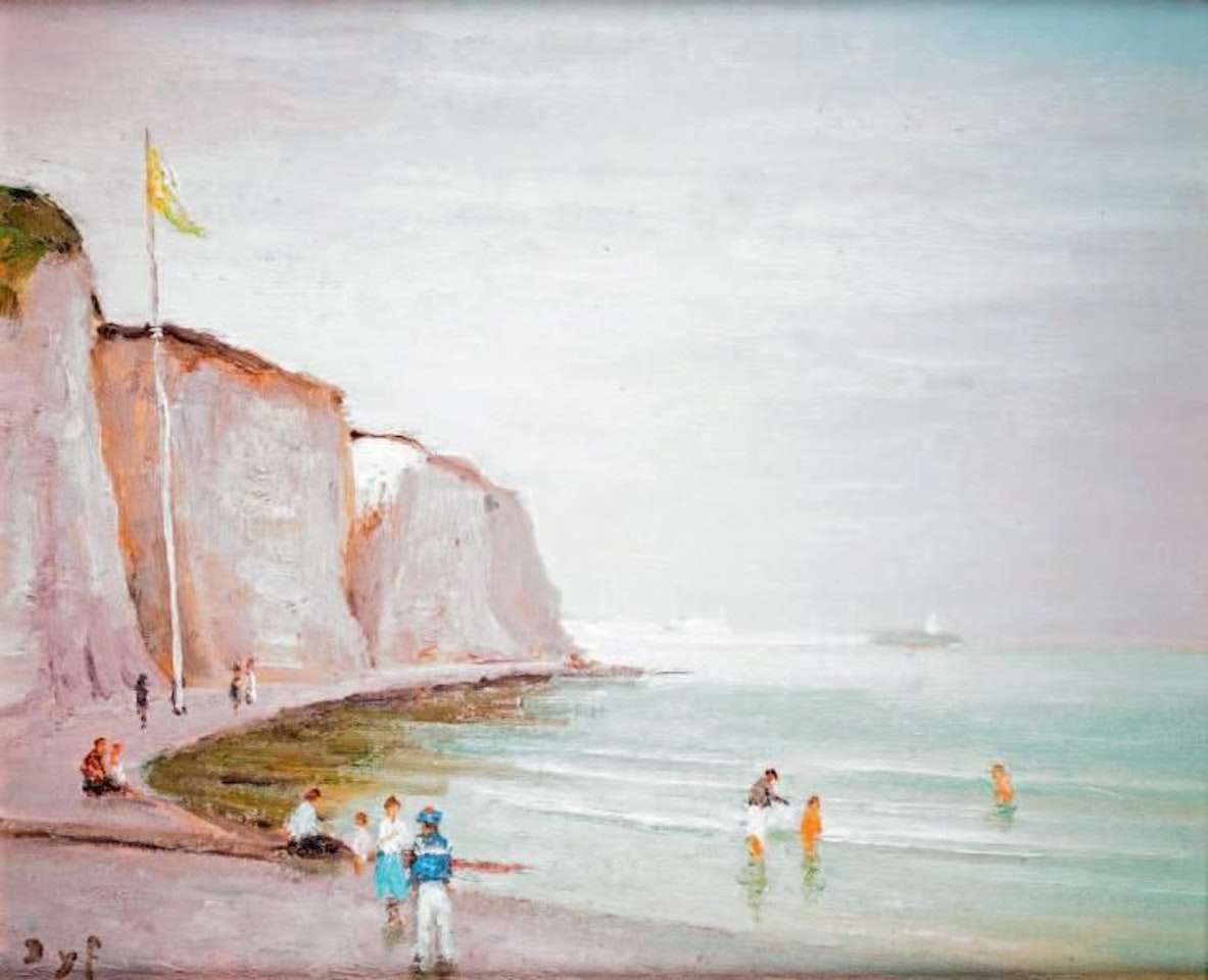 THE CLIFFS OF DIEPPE by Marcel Dyf