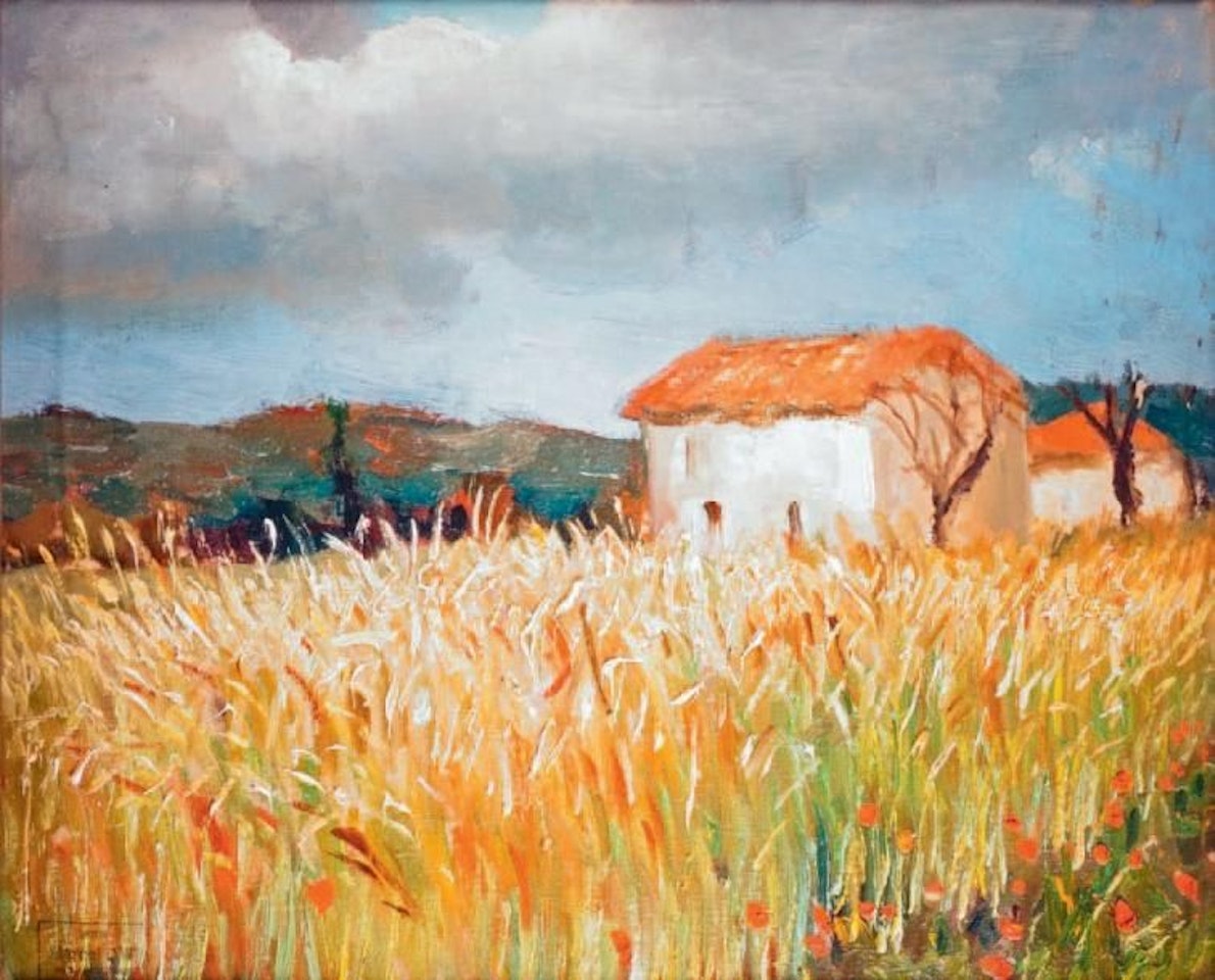 WHEAT AND SMALL MAS IN PROVENCE by Marcel Dyf